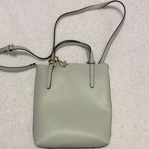 Zac Posen Small Floral Garden Leather Tote Crossbody